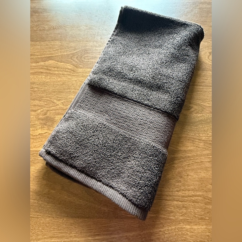CHAPS Home Ralph Lauren BROWN Hand Towel 100% Cotton Made Turkey Vintage Kohls